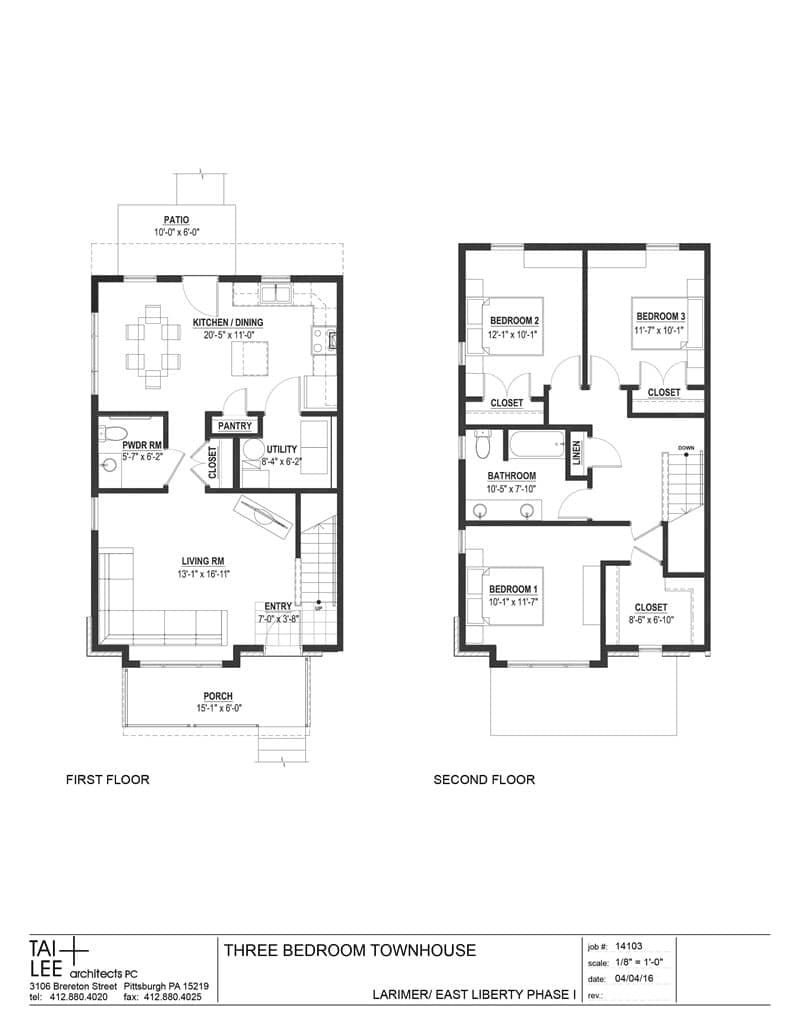 3 Beds floor plan